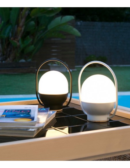 Lámpara portátil recargable LED con 3 intensidades y 2 colores - Take Away - Faro