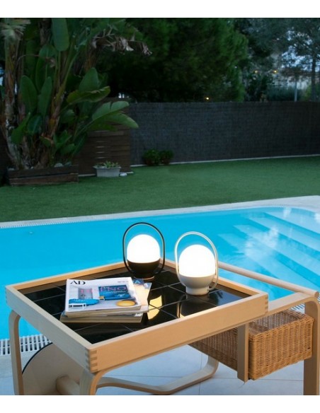 Lámpara portátil recargable LED con 3 intensidades y 2 colores - Take Away - Faro