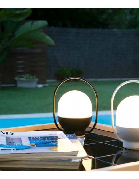 Lámpara portátil recargable LED con 3 intensidades y 2 colores - Take Away - Faro