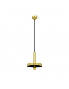 Colgante de techo industrial negro/oro - WHIZZ - Faro 2