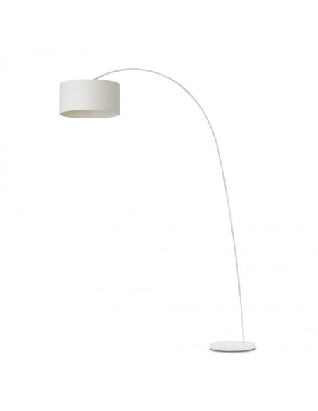 Lámpara de pie para salón con forma de arco en 2 colores - Papua - Faro