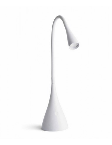 Lámpara de mesa de metal LED regulable en intensidad en 2 acabados 4000K – Lena – Faro