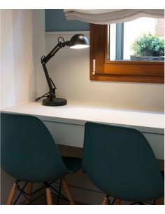 Lámpara de mesa flexible de metal en 3 acabados – Baobab – Faro