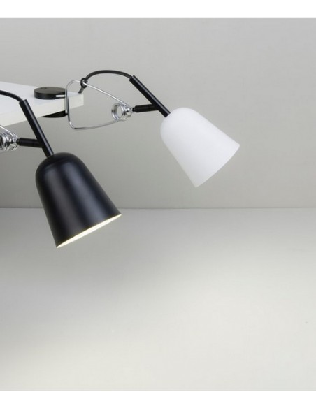 Lámpara con pinza de enganche de metal y ABS en 4 acabados – Studio – Faro