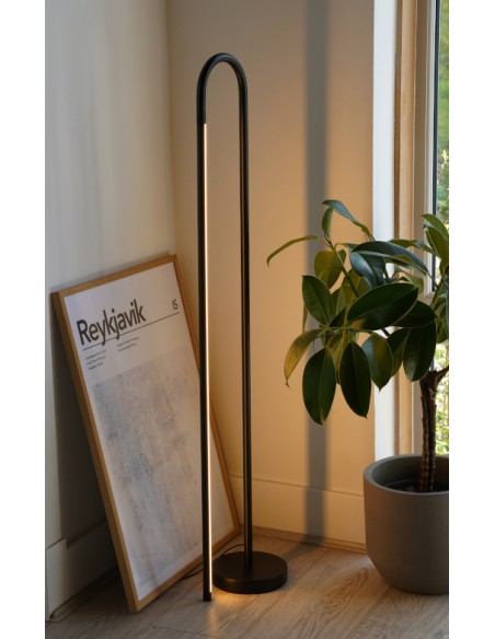 Bow floor lamp