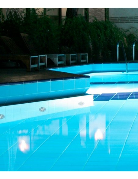 Lámpara empotrable inoxidable uso exclusivo piscinas – Edel – Faro