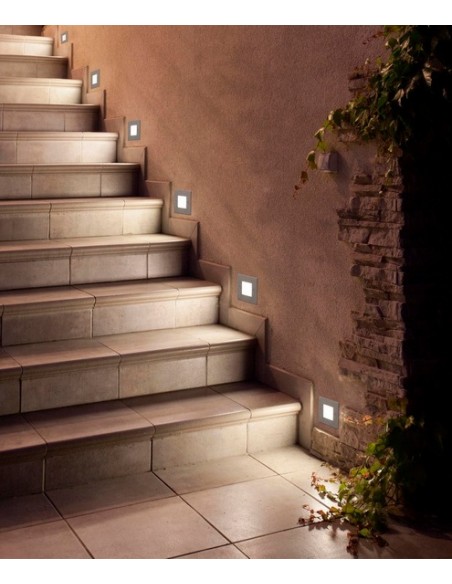 Lámpara empotrable níquel mate – Frol – Faro