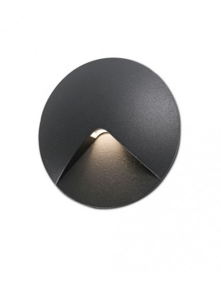 Lámpara empotrable gris oscuro – Uve – Faro