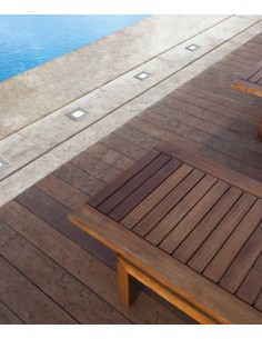 Lámpara cuadrada empotrable de suelo disponible en dos temperaturas de color – Led-18 – Faro