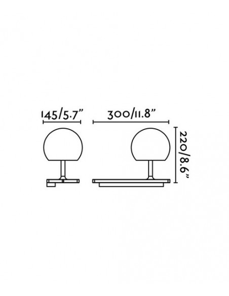 Aplique izq. LED SMD con cargador de móvil, USB y regulador de intensidad - Niko - Faro