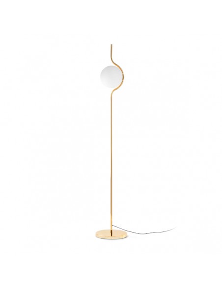 Pie de salón estructura oro y difusor de cristal – Le Vita – Faro