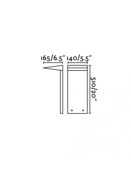 Lámpara baliza solar gris oscuro – Soleil – Faro