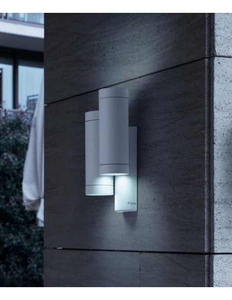 Lámpara aplique doble disponible en blanco y gris – Steps – Faro