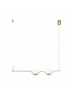 Lámpara colgante estructura acabado oro – Le Vita - Faro 2