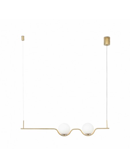 Lámpara colgante estructura acabado oro – Le Vita - Faro
