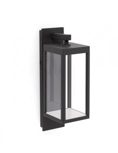 Lámpara LED aplique clásica gris oscuro – Kerala – Faro