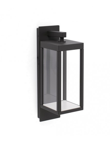 Lámpara LED aplique clásica gris oscuro – Kerala – Faro