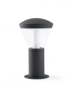 Lámpara LED baliza gris oscuro líneas depuradas disponible en dos tamaños – Shelby – Faro 2