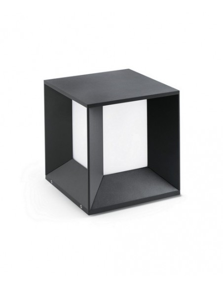 Lámpara LED sobremuro gris oscuro – Mila – Faro