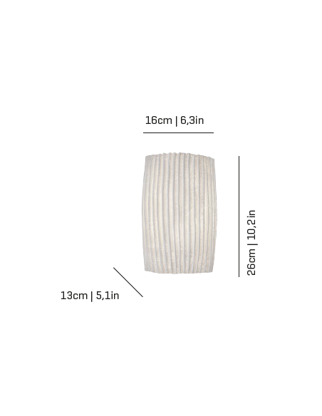 Aplique de pared G9/LED diferentes colores – Gea – Arturo Álvarez