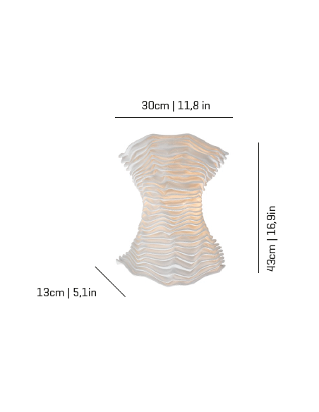 Aplique de pared G9/LED diferentes colores – Cors – Arturo Álvarez
