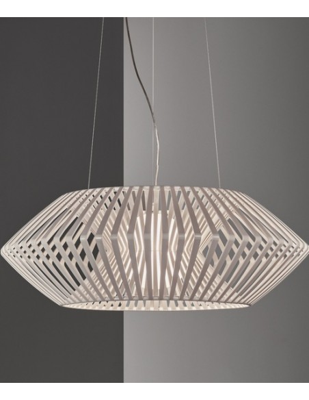 Lámpara colgante dos tamaños y colores – V – Arturo Álvarez