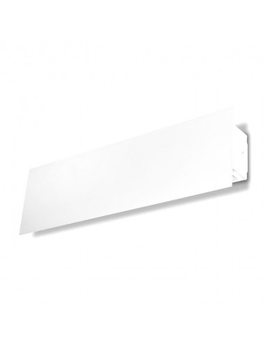Aplique de pared LED moderno en acero blanco - Suau - Pujol Iluminación