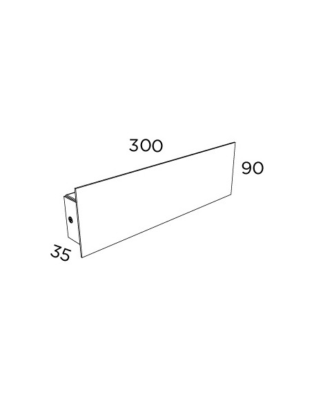 Aplique de pared LED moderno en acero blanco - Suau - Pujol Iluminación