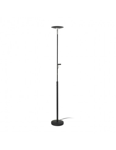 Pie de salón LED con lector en acero disponible en diferentes acabados – Lux – Pujol Iluminación