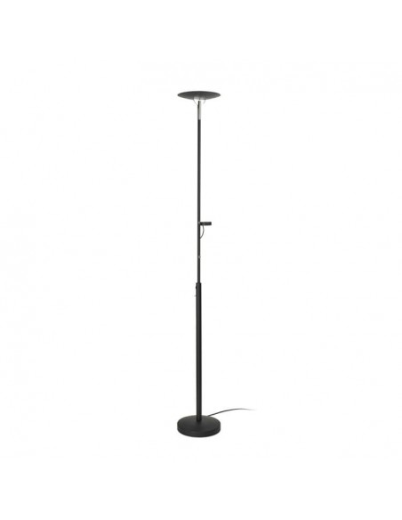 Pie de salón LED con lector en acero disponible en diferentes acabados – Lux – Pujol Iluminación
