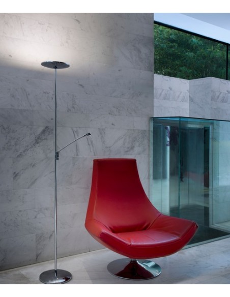 Lámpara de pie moderna LED  con brazo orientable 3000K - Cosmos - Pujol Iluminación