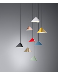 Lámpara LED colgante azul - Tomas - Pujol Iluminación