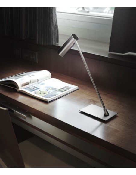 Lámpara de sobremesa moderna LED en 3 colores – Tub – Pujol Iluminación