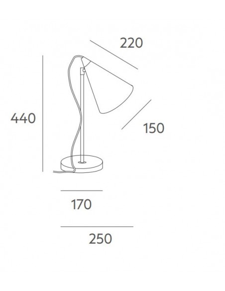 Lámpara de Mesa - Berka - Massmi