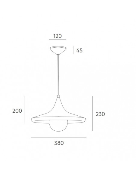 Lámpara de Suspensión - Slim - Massmi