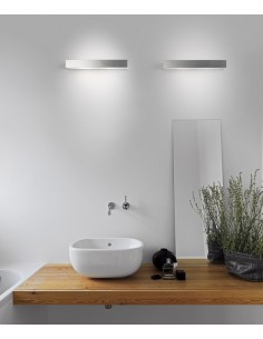 Aplique de pared LED de latón níquel mate en 7 tamaños - Apolo - Pujol Iluminación