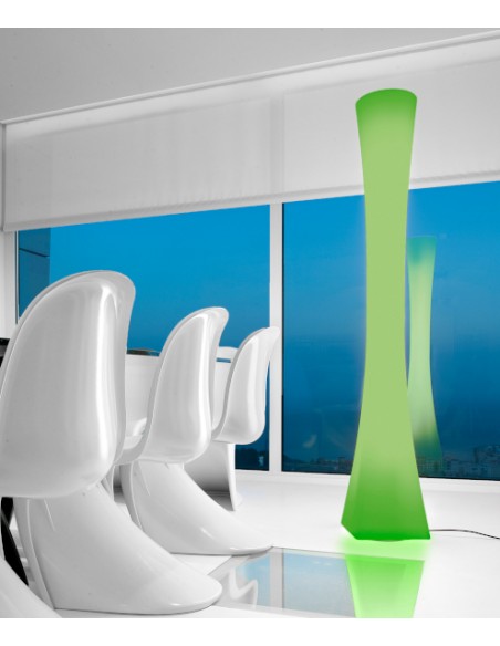 Lámpara de pie de salón LED con regulación RGB hasta 11 programas de color - Masai Interior - Pujol Iluminación