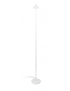 Lámpara de pie LED blanca con pantalla triangular - Tomas - Pujol Iluminación 2