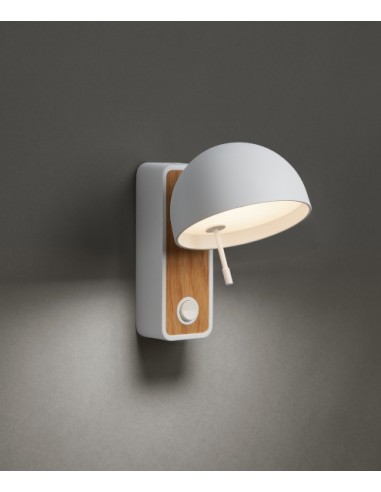 Lámpara de pared LED con pantalla rotatoria - Beddy - Bover