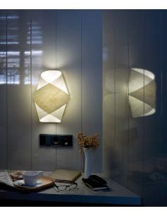 Aplique de pared de madera natural en 11 colores - Orbit - LZF