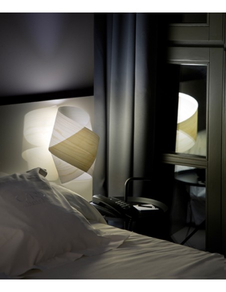 Aplique de pared de madera natural en 11 colores - Orbit - LZF