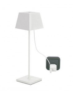 Lámpara portátil de exterior blanca Litta Square – Dopo – Novolux Lighting
