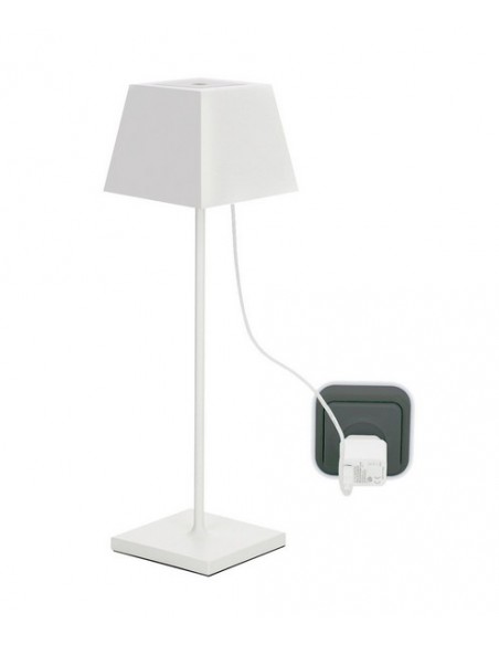 Lámpara portátil de exterior blanca Litta Square – Dopo – Novolux Lighting