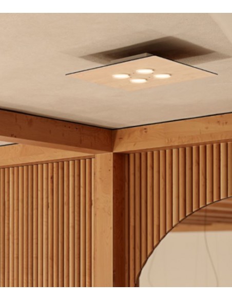 Plafón de techo cuadrado Equal 