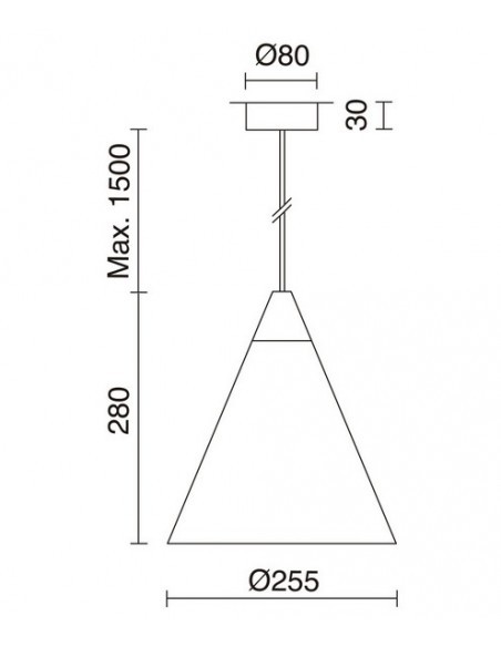Lámpara de colgante decorativa Oda – Exo – Novolux Lighting