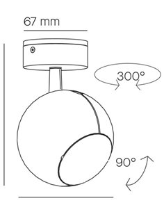 Plafón de techo Bo-La - Milán 2