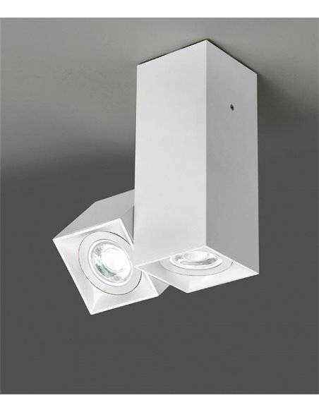 Plafón de techo Dau 204x2 GU10 - Milán