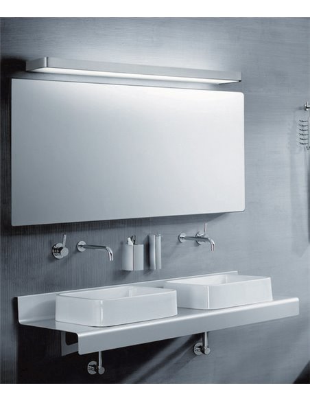 Lámpara para espejos LED en aluminio cromo en 3 tamaños 3000K - Arcos - Pujol Iluminación