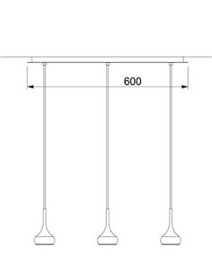 Mini Maxi pendant light with 3 lights – Pujol Iluminación