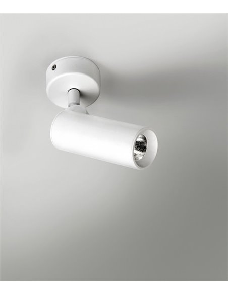 Foco de pared y techo LED en 2 acabados orientable y regulable 2700K – Haul – Milan